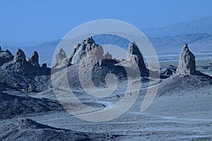 Trona setting shows Pinnacles from Sci-Fi setting photo