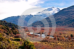 Tronador volcano, border between Argentina and Chile, Southern V