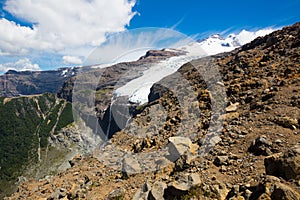 Tronador volcano and glaciers