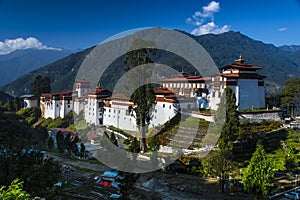 Trongsa Dzong , Buddhist dzong of Bhutan