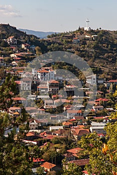 Troodos Mountains in Cyprus Town