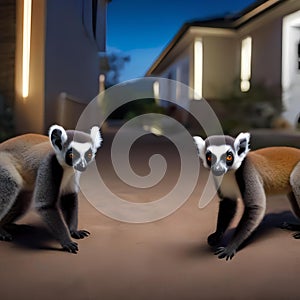 A troop of lemurs on a New Years Eve mission to catch the first shooting star of the year5