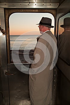 Troop Train passenger