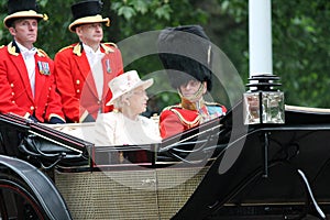 Queen Elizabeth & Prince Philip, Trooping of the color Queen Elizabeth 2015