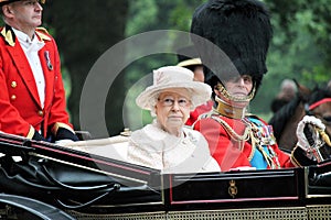 Queen Elizabeth & Prince Philip, Trooping of the color Queen Elizabeth 2015