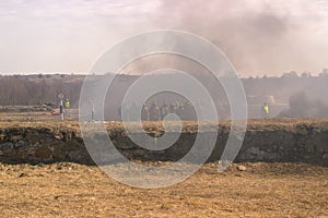 Troops at tactical exercises