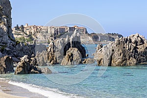 Tropea from beach