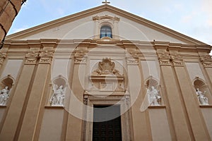 Tropea - Facciata della Chiesa del GesÃ¹ photo