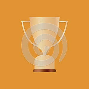 Trophy cup icon photo