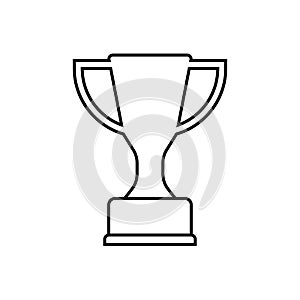 Trophy cup vector icon eps isolated