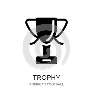 trophy icon in trendy design style. trophy icon isolated on white background. trophy vector icon simple and modern flat symbol for