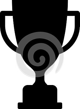 Trophy icon. Trophy cup, winner cup, victory cup vector icon. Reward symbol sign for web and mobile.