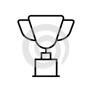 Trophy icon vector design templates simple and modern