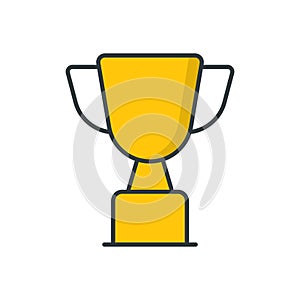 Trophy icon vector design templates simple and modern