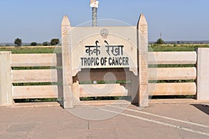 Tropic of Cancer, Madhya Pradesh, India