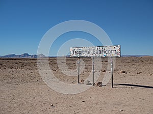 Tropic of Capricorn Signpost Latitude photo