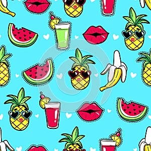 Tropic seamless pattern.