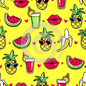 Tropic seamless pattern.