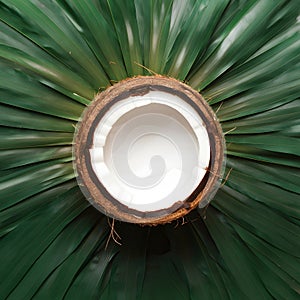 Tropical allure captured in isolated coconut ready for editing