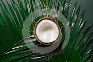 Tropical allure captured in isolated coconut ready for editing