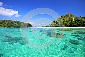 Tropical beach, Andaman Sea koh Rok