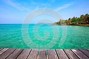 Tropical beach background