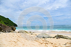 Tropical Beach in Bali, Indonesia