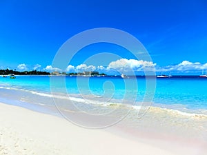 The tropical beach, Barbados, Caribbean