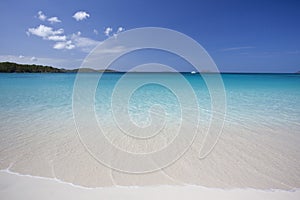 Tropical beach in the Caribbean