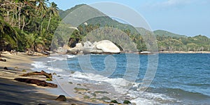 Tropical beach, Colombia Caribbean coast