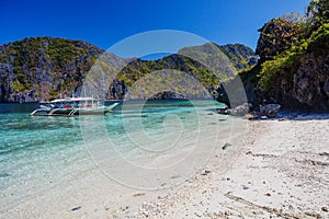 Tropical beach, El-Nido, Philippines