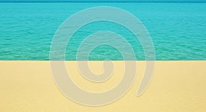 Tropical beach horizon