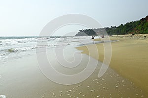 A tropical beach  from India. Varkala. Kerala.