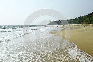 A tropical beach  from India. Varkala. Kerala.
