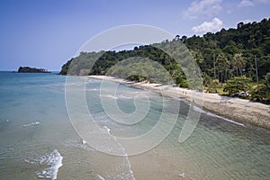 Tropical beach on Koh Chang Island