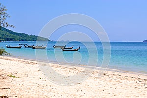 Tropical beach in Krabi, Thailand