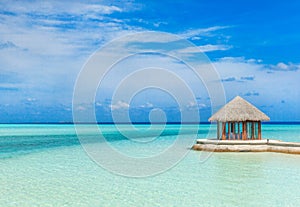 tropical beach in Maldives