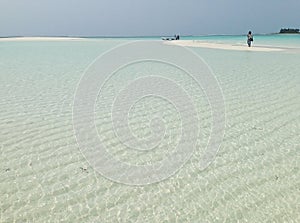 Tropical beach Maldives