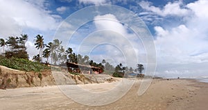 Tropical beach of Mandrem, Goa