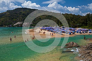 Tropical beach of Nai Harn