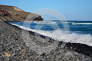 Playa más cercano sobre el canario isla 