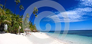 Tropical beach panorama