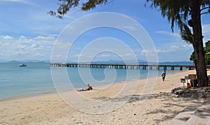 Tropical beach, Phuket, The south of Thailand