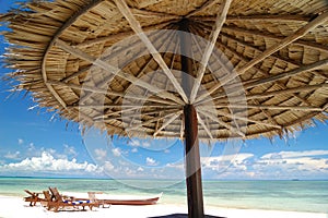 Tropical beach resort