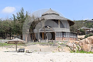 Tropical beach resort near muine, vietnam