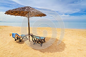 Tropical beach scenery