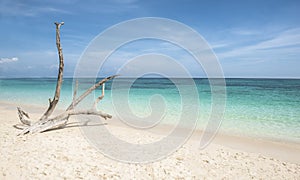 Tropical beach scenery, Andaman sea, View of koh hong island krabi,Thailand