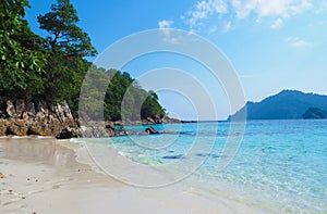 Tropical beach scenery, Andaman sea