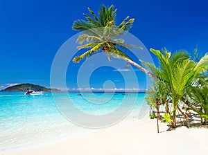 Tropical beach scenery in Thailand