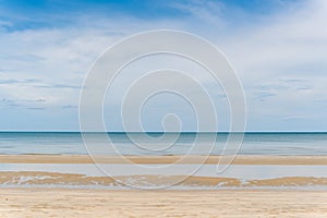 Tropical beach Sea,Sand and summer day